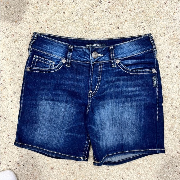Silver Jeans Pants - Silver‎ suki mid short jean shorts 29